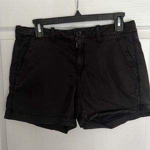 American Eagle Black MIDI Shorts Size 10